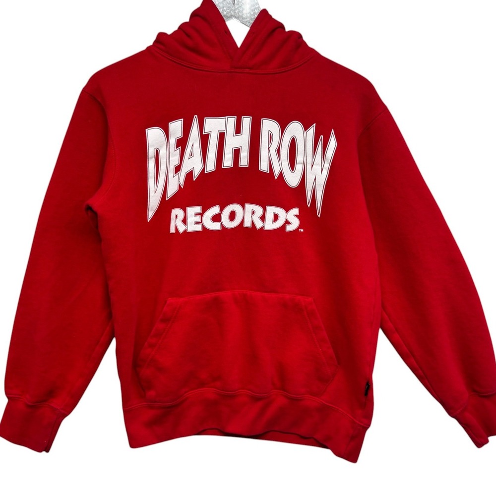 Death Row Records Crooks & Castles Mens S‎ Hoodie Red Hip Hop